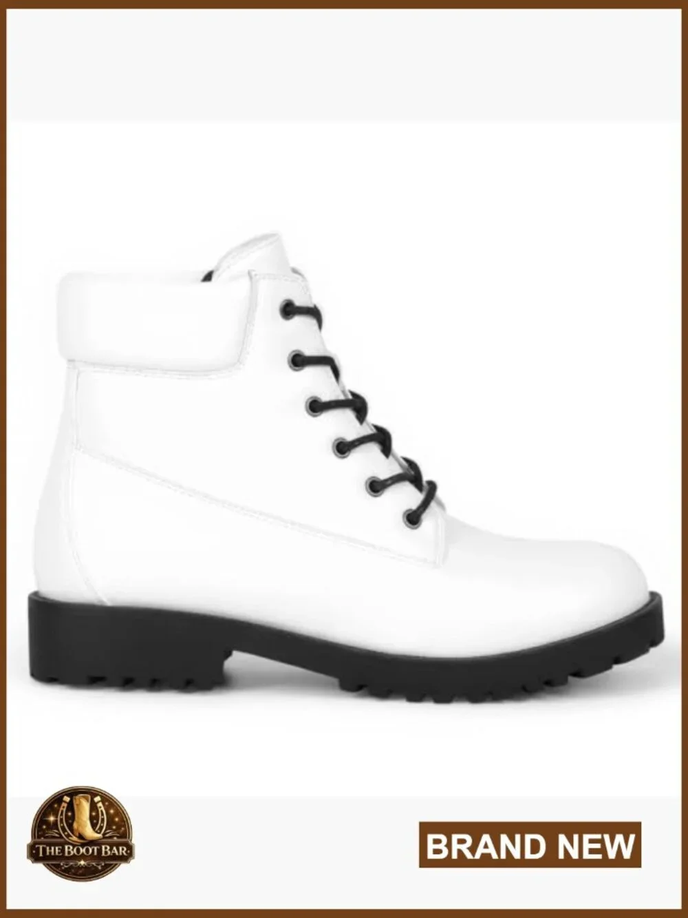 Women's Lace Up Chunky Heel Ankle Booties Waterproof Memory Foam